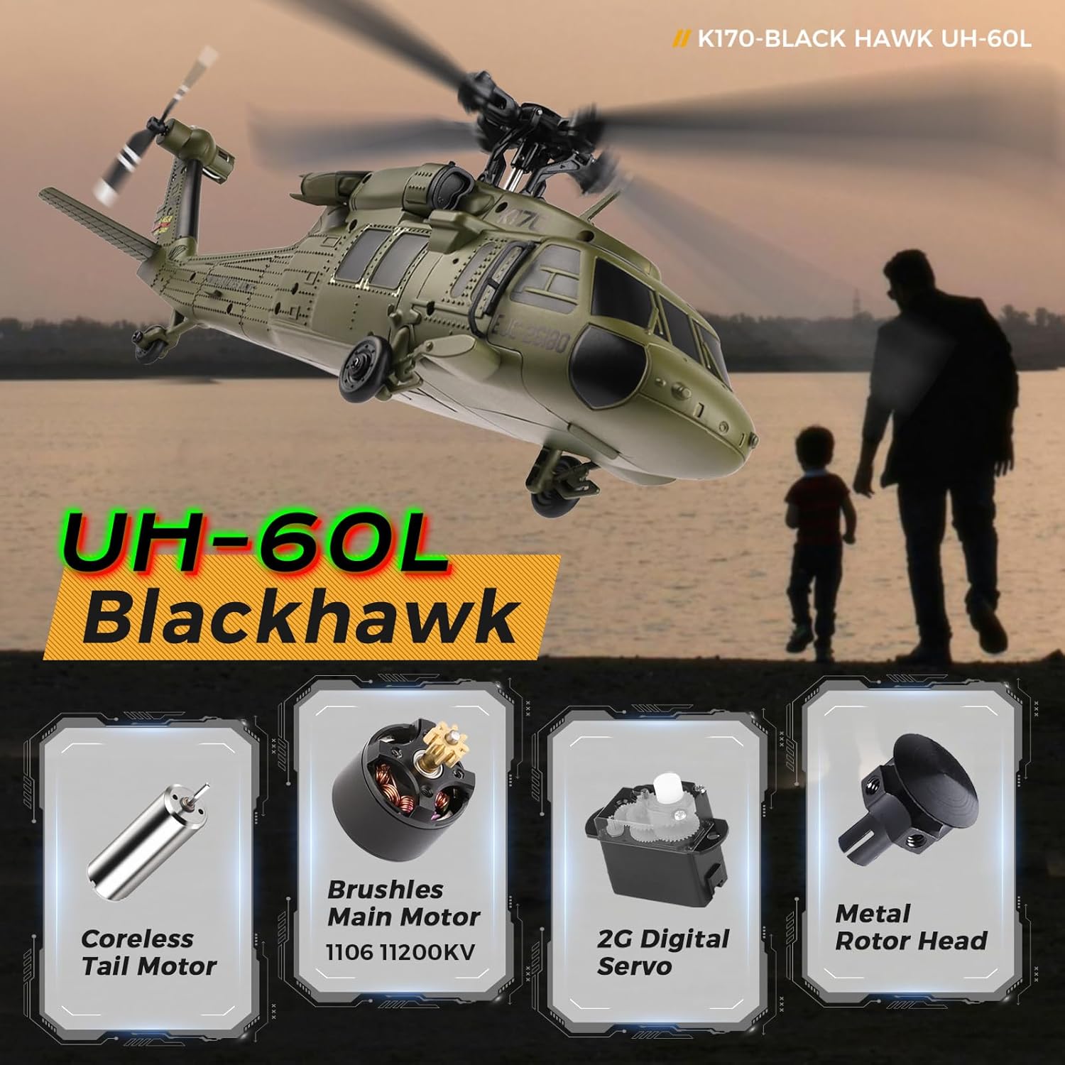 WLtoys K170 Brushless 4-CH RC  - Rc Helicopter Case review and price